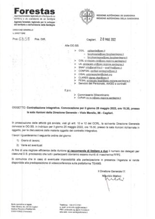 convocazione 25 maggio